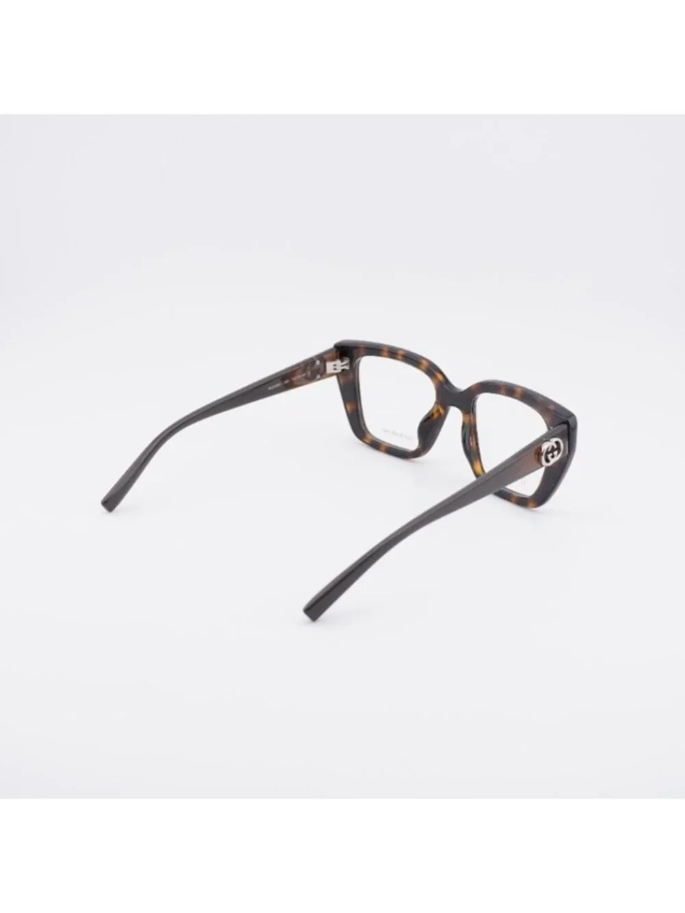 Gucci GG2028O 002 Eyeglasses Brown Havana 50mm Square Frame